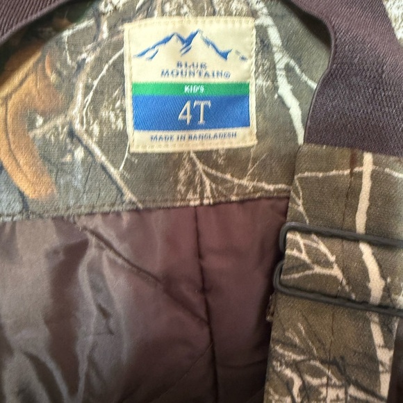 New Blue Mountain Kids' Insulated Bib Overalls - Picture 12 of 12
